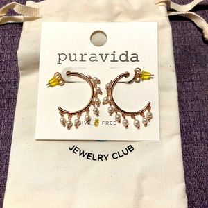 Pura Vida Jewelry Club Pearl Earrings